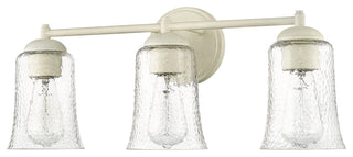 3 Light 21.75 in. Cottage White Vanity Light