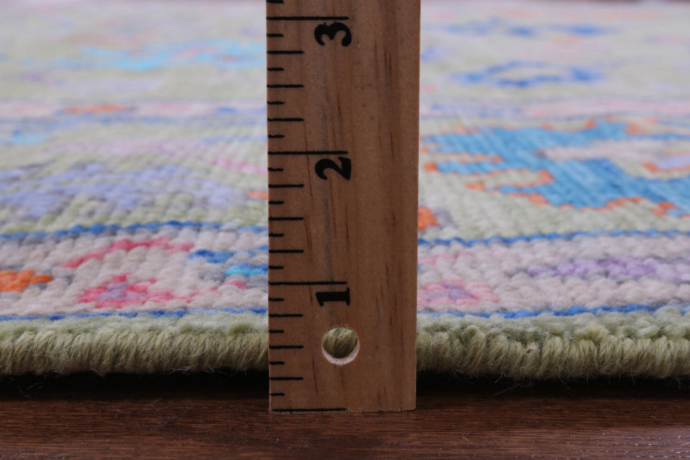 Turkish Oushak Handmade Wool Rug 8' 2" X 10' 4" - Q15851