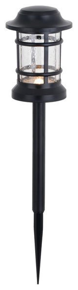 Westmont Low-Voltage Black Outdoor Landscape Path Light LED Clear Glass