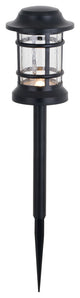 Westmont Low-Voltage Black Outdoor Landscape Path Light LED Clear Glass