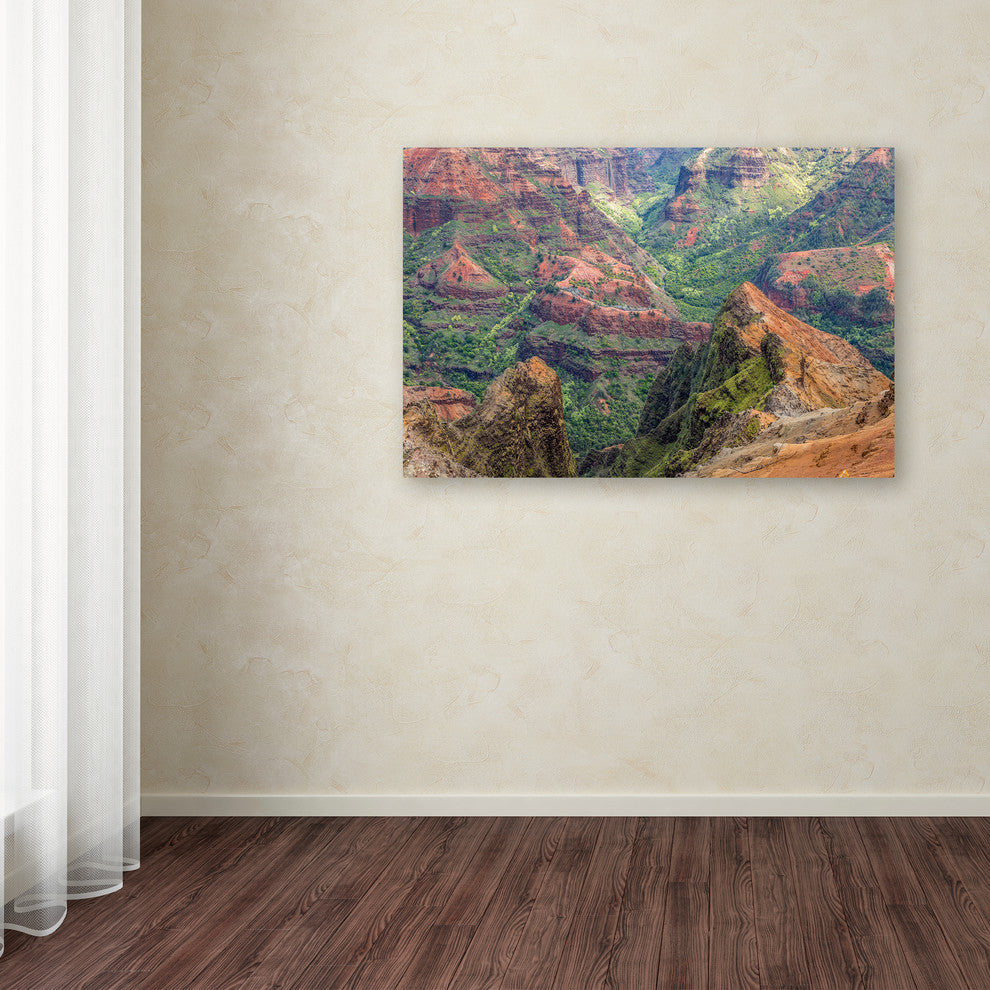 Pierre Leclerc 'Waimea Canyon' Canvas Art, 19x12