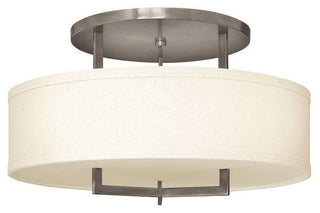 Hinkley Hampton Three Light Semi-Flush Mount 3211AN