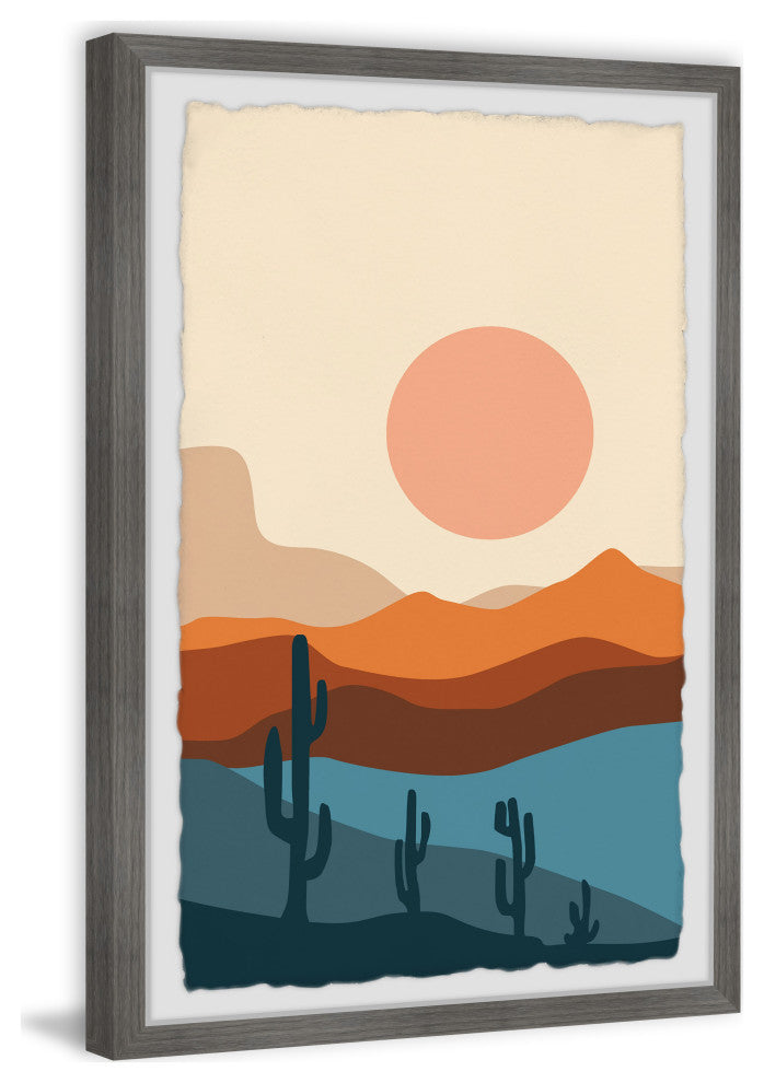 "Oasis Valley" Framed Painting Print, 24x36