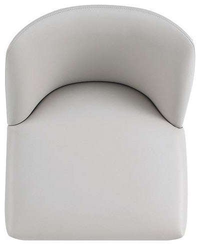 Manhattan Comfort Gansevoort Dining Chairs, Light Gray, Set of 2
