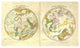 "Circumpolar Map for each Month of the Year, 1835" Paper Art, 24"x15"