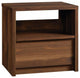 Sauder Harvey Park Engineered Wood Nightstand in Grand Walnut