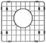 Starstar Sink Protector, Matte Black Stainless Steel, Bottom Grid, 12x11