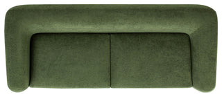 Alpine 90.5" Sherpa Sofa, Moss Green Fleeced Teddy