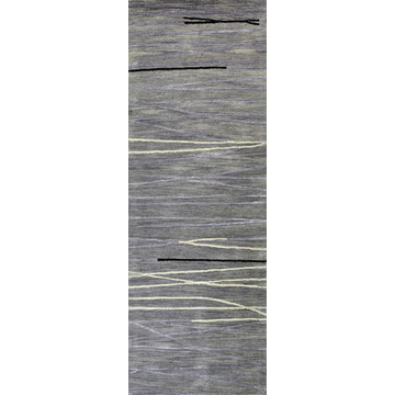 Bashian Sydney Area Rug, Gray, 2'6"x8'