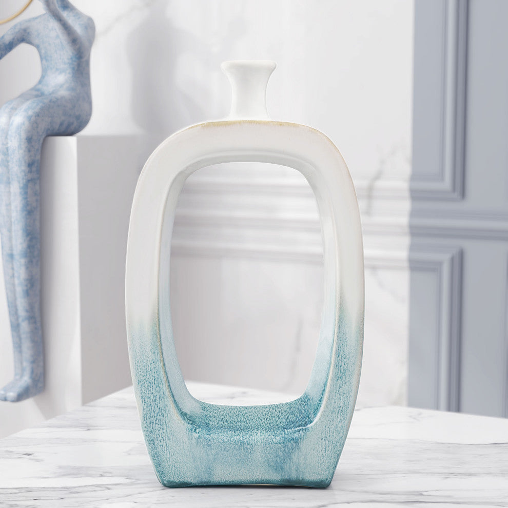 Makara Ceramic Table Vase, Small
