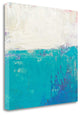 "Aqua White" By Don Bishop, Giclee Print on Gallery Wrap Canvas, Ready to Hang