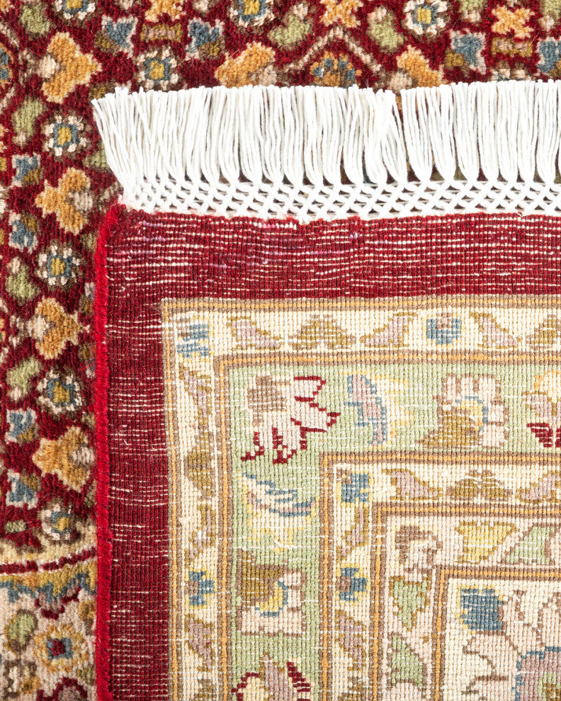 Patiala, One-of-a-Kind Hand-Knotted Area Rug Red, 9'2"x12'4"