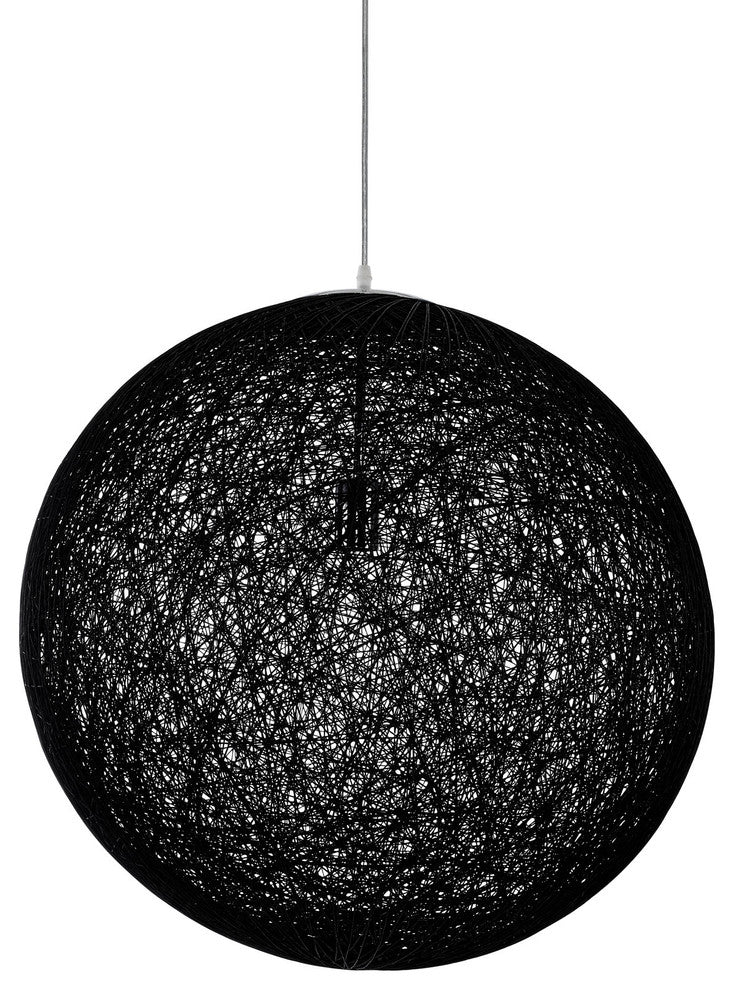 Black Spool 24" Chandelier