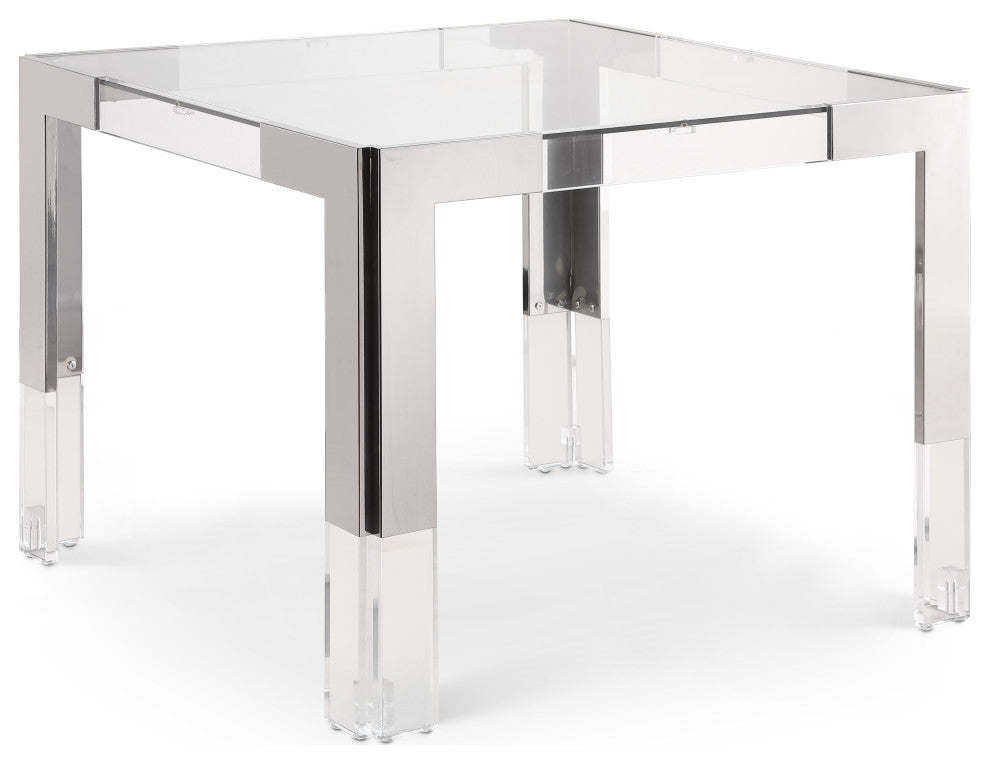Casper Dining Table, Chrome