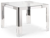 Casper Dining Table, Chrome