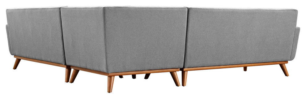 Expectation Gray Engage L-Shaped Sectional Sofa