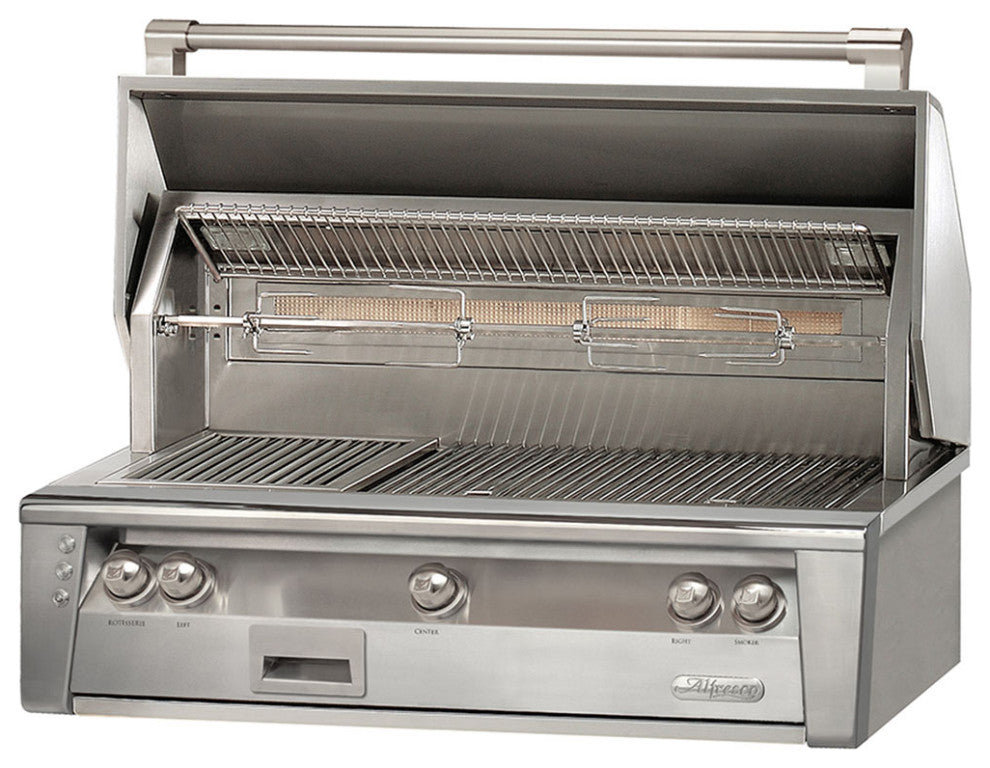 Alfresco ALXE-42SZ-NG 93,300 BTU 42"W Natural Gas Built-In Grill - Stainless