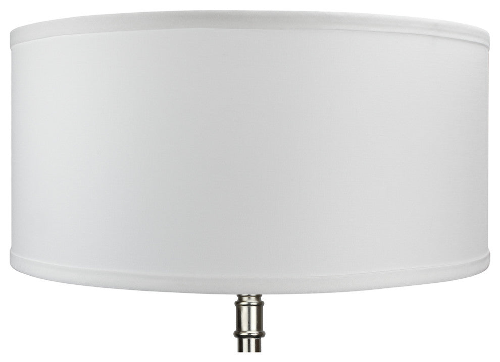 Fenchel Shades, 17"x17"x8" Spider Attachment Drum Lamp Shade, Linen