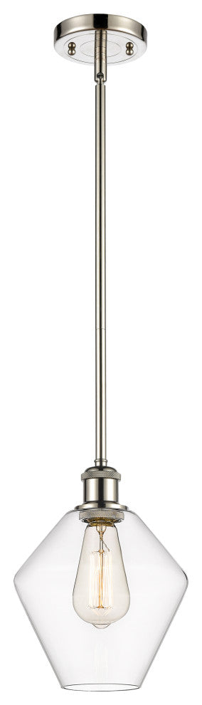 Innovations 516-1S-PN-G652-8-LED 1-Light Mini Pendant, Polished Nickel