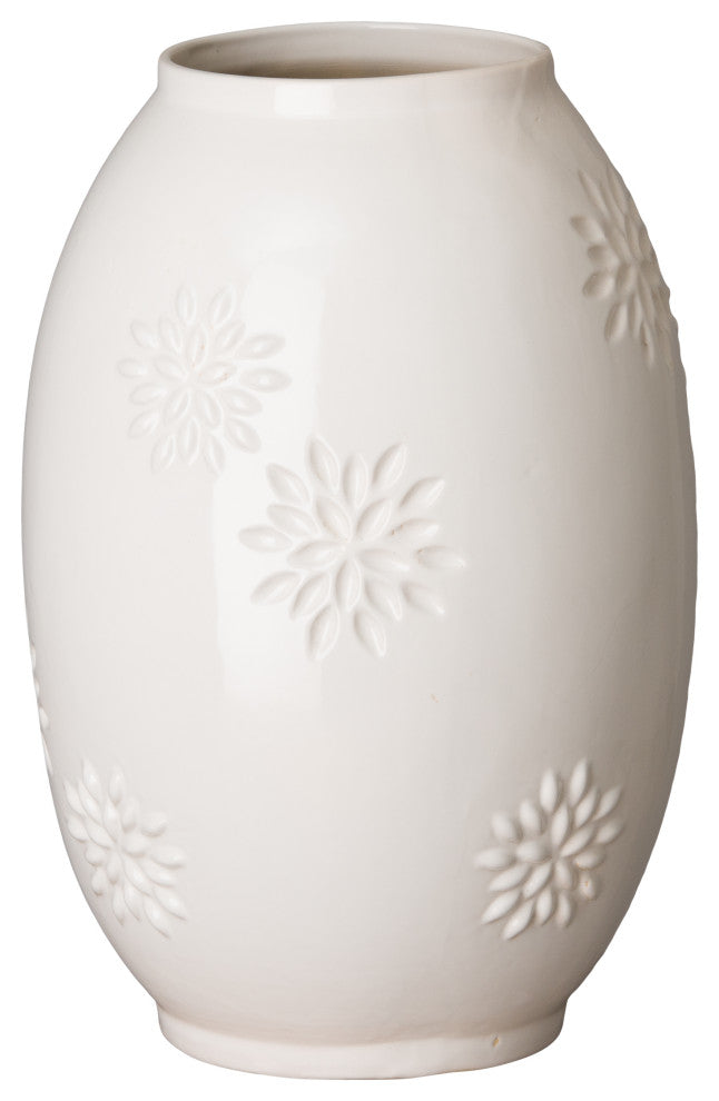 17" Kiku vase