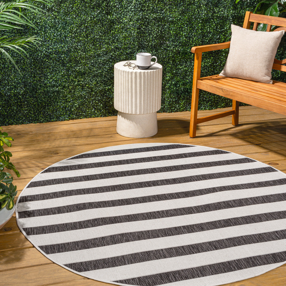 Aveiro Wide Stripe Indoor/Outdoor Area Rug