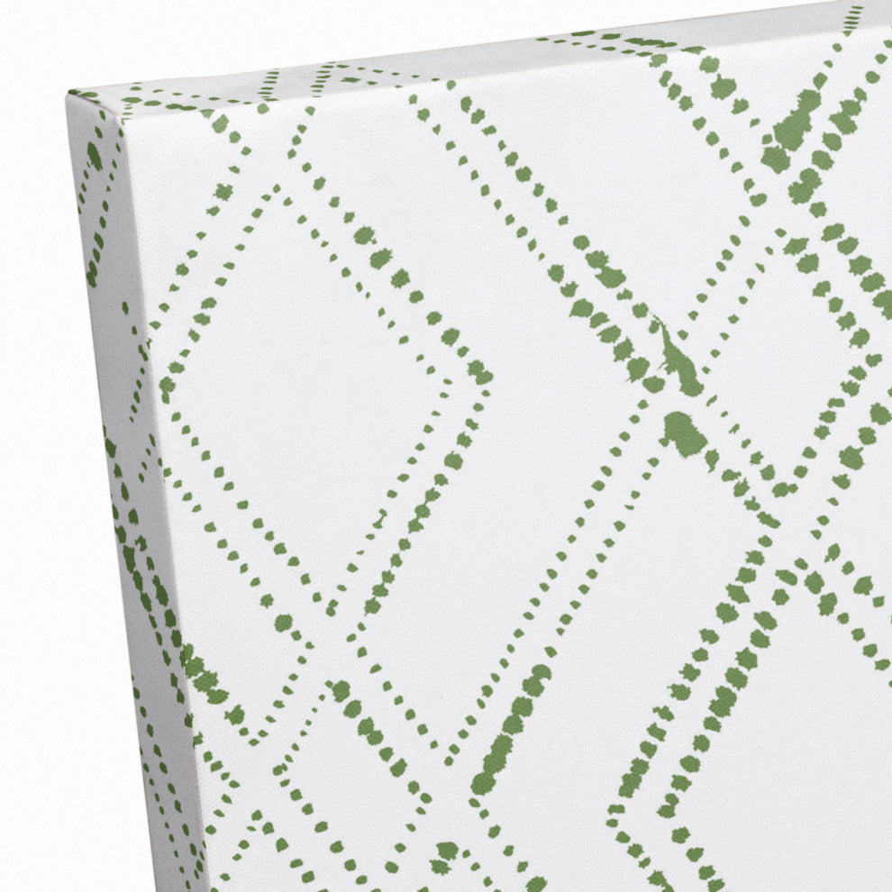 Focus on the Good White and Green 20x30 Canvas Wall Art