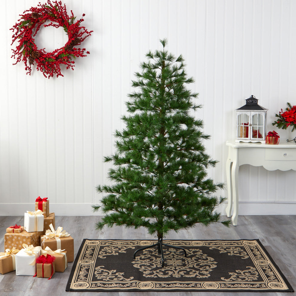6' Yukon Mixed Pine Artificial Christmas Tree With 864 Bendable Branches