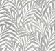 Cream & Black Tea Leaves Stripe Wallpaper