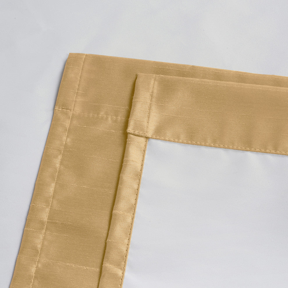 Soho Triple-Pass Single Blackout Curtain, Gold, 42"x63"