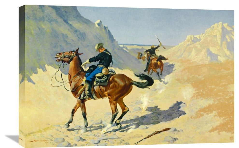"The Advance Guard" Stretched Canvas Giclee by Frederic Remington, 30"x20"