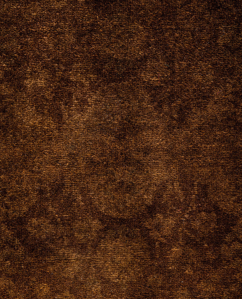 Overdyed One-of-a-Kind Hand-Knotted Area Rug Brown, 2' 7" x 4' 0"