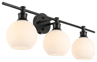 Elegant Lighting LD2319 Collier 3 Light 28"W Vanity Light - Brass