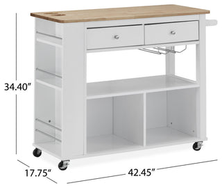 Mia Kitchen Cart with Wheels