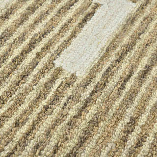 Chicago Turlen Area Rug, Beige, 2' x 3', Geometric