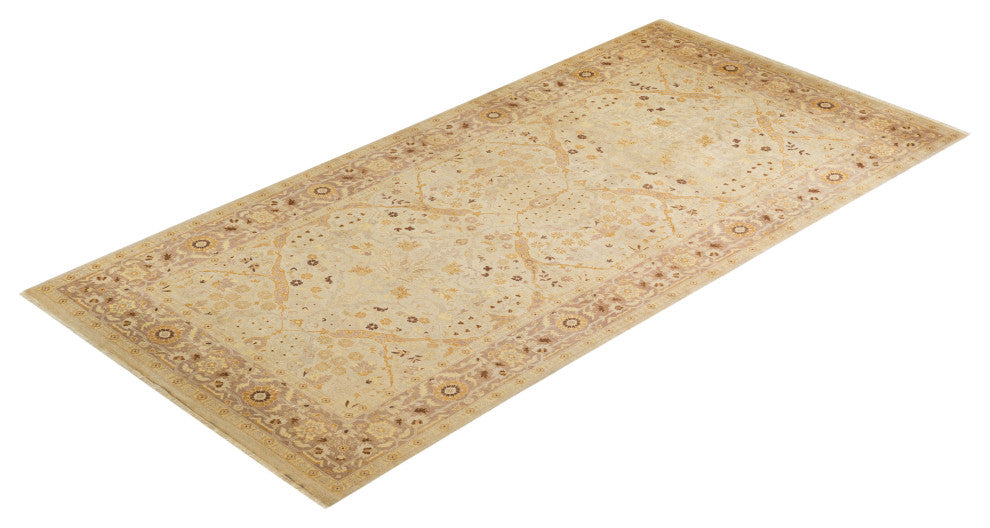 Mogul, One-of-a-Kind Hand-Knotted Area Rug Ivory, 6'2"x12'3"