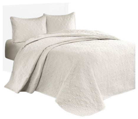 Madison Park Microfiber Bedspread Set, Twin