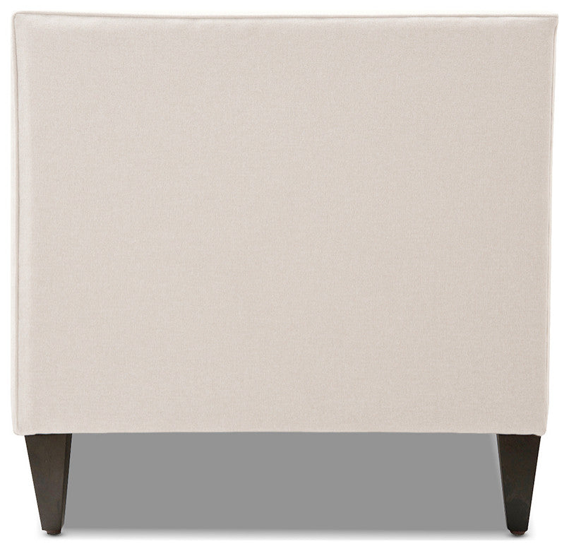 Jack 84" Modern Tuxedo Square Button-Tufted Sofa, Sky Neutral Beige Polyester