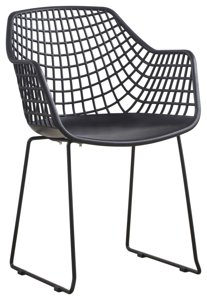 Contemporary Honolulu Chair Black - M2 - Black