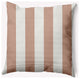 20x20" Graduated Stripe Nautical Decorative Indoor Pillow, Mauve