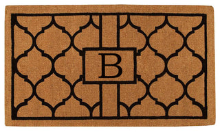 Pantera Monogram Doormat, Extra-Thick 18"x30", Letter B