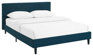 Azure Linnea Queen Fabric Bed