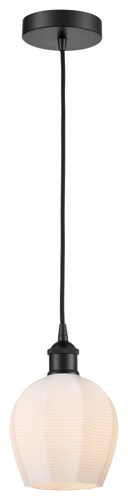Innovations 616-1P-BK-G461-6 1-Light Mini Pendant, Matte Black