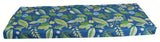 48"X19" Patterned Outdoor Spun Polyester Loveseat Cushion, Skyworks Caribbean