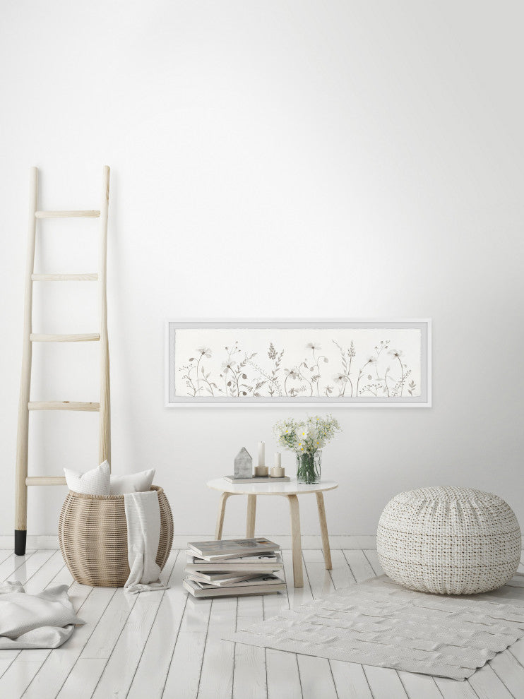 "Mixed Flowers" Framed Painting Print