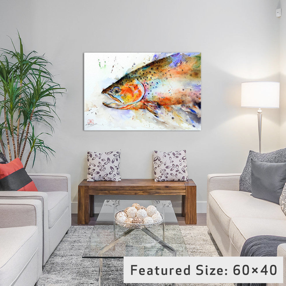 "Fish (Multi-Color)" by Dean Crouser, 26x18x1.5