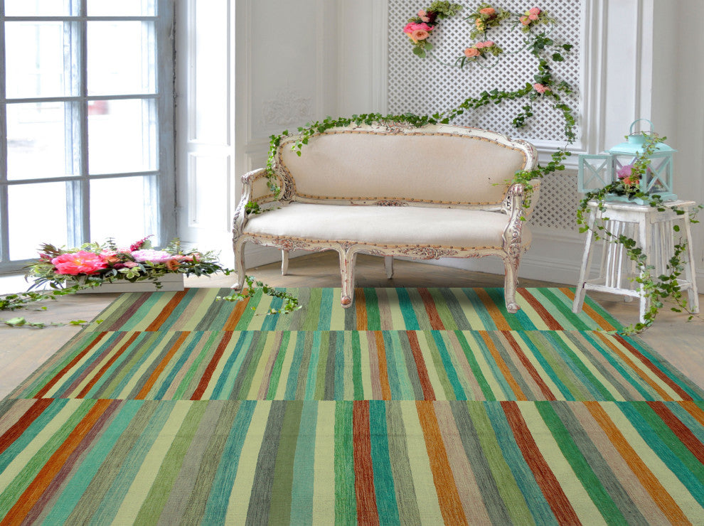Winchester Kilim Arzu Ivory/Rust Rug, 8'3x11'6