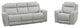 Parker Living Calgary Power Reclining Sofa and Recliner, Stone
