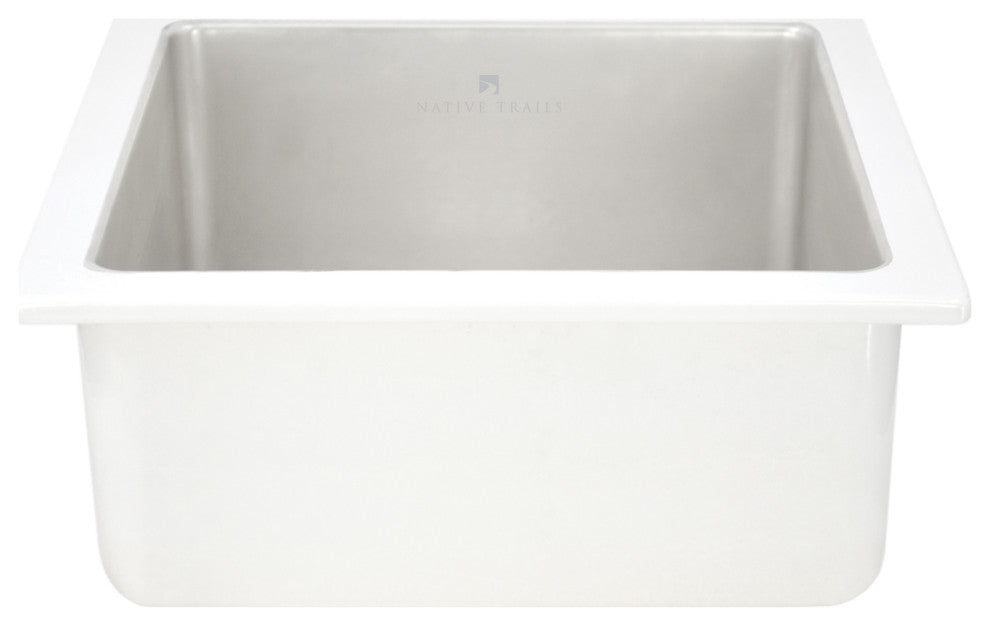 Native Trails PMB1515 Precious Metals Reveler 15-3/4" Undermount - Silver
