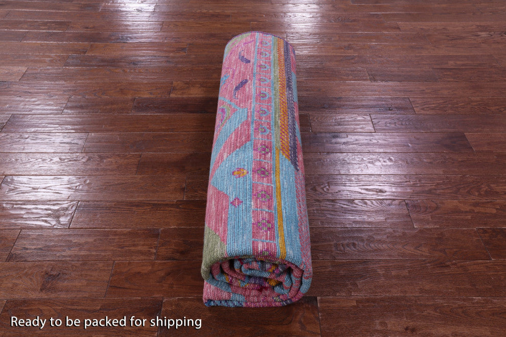 8' 1" X 10' 0" Moroccan Handmade Wool Rug - Q15411