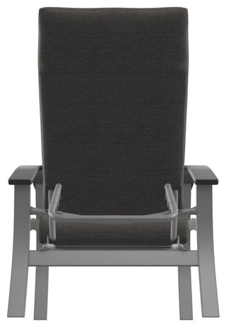 Belle Isle Cushion Outdoor Adjustable Back Chair, Graystone/Graphite